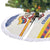 Colombia Christmas Tree Skirt with Santa Skiing Colombian Flag and Holiday Ornament - Wonder Print Shop