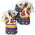 Colombia Christmas Baseball Jersey with Santa Condor Gift Bag and Holiday Food Pattern - Wonder Print Shop