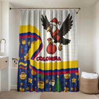 Colombia Christmas Bathroom Set with Santa Condor Gift Bag and Holiday Food Pattern - Wonder Print Shop