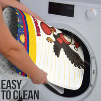 Colombia Christmas Bathroom Set with Santa Condor Gift Bag and Holiday Food Pattern - Wonder Print Shop