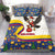 Colombia Christmas Bedding Set with Santa Condor Gift Bag and Holiday Food Pattern - Wonder Print Shop