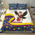 Colombia Christmas Bedding Set with Santa Condor Gift Bag and Holiday Food Pattern - Wonder Print Shop