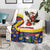 Colombia Christmas Blanket with Santa Condor Gift Bag and Holiday Food Pattern - Wonder Print Shop
