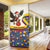 Colombia Christmas Door Cover with Santa Condor Gift Bag and Holiday Food Pattern - Wonder Print Shop