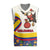 Colombia Christmas Knitted V-Neck Vest with Santa Condor Gift Bag and Holiday Food Pattern - Wonder Print Shop