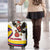 Colombia Christmas Luggage Cover with Santa Condor Gift Bag and Holiday Food Pattern - Wonder Print Shop