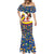 Colombia Christmas Mermaid Dress with Santa Condor Gift Bag and Holiday Food Pattern - Wonder Print Shop