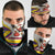 Colombia Christmas Neck Gaiter with Santa Condor Gift Bag and Holiday Food Pattern - Wonder Print Shop