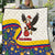 Colombia Christmas Quilt with Santa Condor Gift Bag and Holiday Food Pattern - Wonder Print Shop