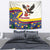 Colombia Christmas Tapestry with Santa Condor Gift Bag and Holiday Food Pattern - Wonder Print Shop