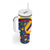 Colombia Christmas Tumbler With Handle with Santa Condor Gift Bag and Holiday Food Pattern - Wonder Print Shop