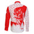 Switzerland Christmas Family Matching Long Sleeve Bodycon Dress and Hawaiian Shirt with Red Reindeer Snow Forest and Holiday Icon - Wonder Print Shop