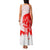 Switzerland Christmas Family Matching Tank Maxi Dress and Hawaiian Shirt with Red Reindeer Snow Forest and Holiday Icon - Wonder Print Shop