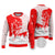 Switzerland Christmas Ugly Christmas Sweater with Red Reindeer Snow Forest and Holiday Icon - Wonder Print Shop