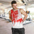 Switzerland Christmas Men Tank Top with Red Reindeer Snow Forest and Holiday Icon - Wonder Print Shop