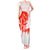 Switzerland Christmas Tank Maxi Dress with Red Reindeer Snow Forest and Holiday Icon - Wonder Print Shop