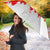 Switzerland Christmas Umbrella with Red Reindeer Snow Forest and Holiday Icon - Wonder Print Shop