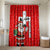 Switzerland Christmas Bathroom Set with Santa Sleigh Silhouette and Red Holiday Icon - Wonder Print Shop