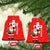 Switzerland Christmas Ceramic Ornament with Santa Sleigh Silhouette and Red Holiday Icon - Wonder Print Shop