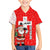 Switzerland Christmas Kid Hawaiian Shirt with Santa Sleigh Silhouette and Red Holiday Icon - Wonder Print Shop