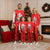 Switzerland Christmas Pajama Set with Santa Sleigh Silhouette and Red Holiday Icon - Wonder Print Shop