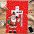 Switzerland Christmas Puzzle with Santa Sleigh Silhouette and Red Holiday Icon - Wonder Print Shop