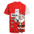 Switzerland Christmas Rugby Jersey with Santa Sleigh Silhouette and Red Holiday Icon - Wonder Print Shop
