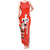 Switzerland Christmas Tank Maxi Dress with Santa Sleigh Silhouette and Red Holiday Icon - Wonder Print Shop