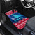 Norway Christmas Car Mats with Northern Lights Snowflake Pattern and Nordic Forest - Wonder Print Shop
