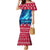 Norway Christmas Family Matching Mermaid Dress and Hawaiian Shirt with Northern Lights Snowflake Pattern and Nordic Forest - Wonder Print Shop
