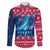 Norway Christmas Family Matching Off The Shoulder Long Sleeve Dress and Hawaiian Shirt with Northern Lights Snowflake Pattern and Nordic Forest - Wonder Print Shop