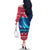 Norway Christmas Family Matching Off The Shoulder Long Sleeve Dress and Hawaiian Shirt with Northern Lights Snowflake Pattern and Nordic Forest - Wonder Print Shop