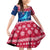 Norway Christmas Family Matching Off Shoulder Short Dress and Hawaiian Shirt with Northern Lights Snowflake Pattern and Nordic Forest - Wonder Print Shop