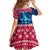 Norway Christmas Family Matching Off Shoulder Short Dress and Hawaiian Shirt with Northern Lights Snowflake Pattern and Nordic Forest - Wonder Print Shop