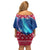 Norway Christmas Family Matching Off Shoulder Short Dress and Hawaiian Shirt with Northern Lights Snowflake Pattern and Nordic Forest - Wonder Print Shop