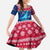 Norway Christmas Family Matching Short Sleeve Bodycon Dress and Hawaiian Shirt with Northern Lights Snowflake Pattern and Nordic Forest - Wonder Print Shop
