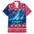 Norway Christmas Family Matching Summer Maxi Dress and Hawaiian Shirt with Northern Lights Snowflake Pattern and Nordic Forest - Wonder Print Shop