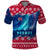 Norway Christmas Polo Shirt with Northern Lights Snowflake Pattern and Nordic Forest - Wonder Print Shop