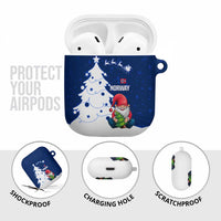 Norway Christmas AirPods Case with Nordic Gnome Santa White Tree and Snowflake - Wonder Print Shop