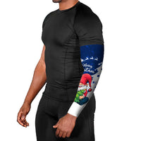 Norway Christmas Arm Sleeves with Nordic Gnome Santa White Tree and Snowflake - Wonder Print Shop