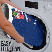 Norway Christmas Bathroom Set with Nordic Gnome Santa White Tree and Snowflake - Wonder Print Shop