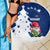 Norway Christmas Beach Blanket with Nordic Gnome Santa White Tree and Snowflake - Wonder Print Shop