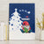 Norway Christmas Canvas Wall Art with Nordic Gnome Santa White Tree and Snowflake - Wonder Print Shop