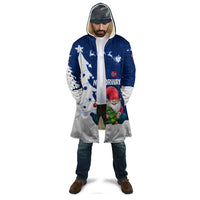 Norway Christmas Cloak with Nordic Gnome Santa White Tree and Snowflake - Wonder Print Shop