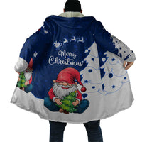 Norway Christmas Cloak with Nordic Gnome Santa White Tree and Snowflake - Wonder Print Shop