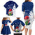 Norway Christmas Family Matching Long Sleeve Bodycon Dress and Hawaiian Shirt with Nordic Gnome Santa White Tree and Snowflake - Wonder Print Shop