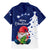 Norway Christmas Family Matching Mermaid Dress and Hawaiian Shirt with Nordic Gnome Santa White Tree and Snowflake - Wonder Print Shop