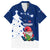 Norway Christmas Family Matching Off The Shoulder Long Sleeve Dress and Hawaiian Shirt with Nordic Gnome Santa White Tree and Snowflake - Wonder Print Shop