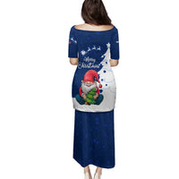 Norway Christmas Family Matching Puletasi and Hawaiian Shirt with Nordic Gnome Santa White Tree and Snowflake - undefined