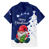 Norway Christmas Hawaiian Shirt with Nordic Gnome Santa White Tree and Snowflake - Wonder Print Shop